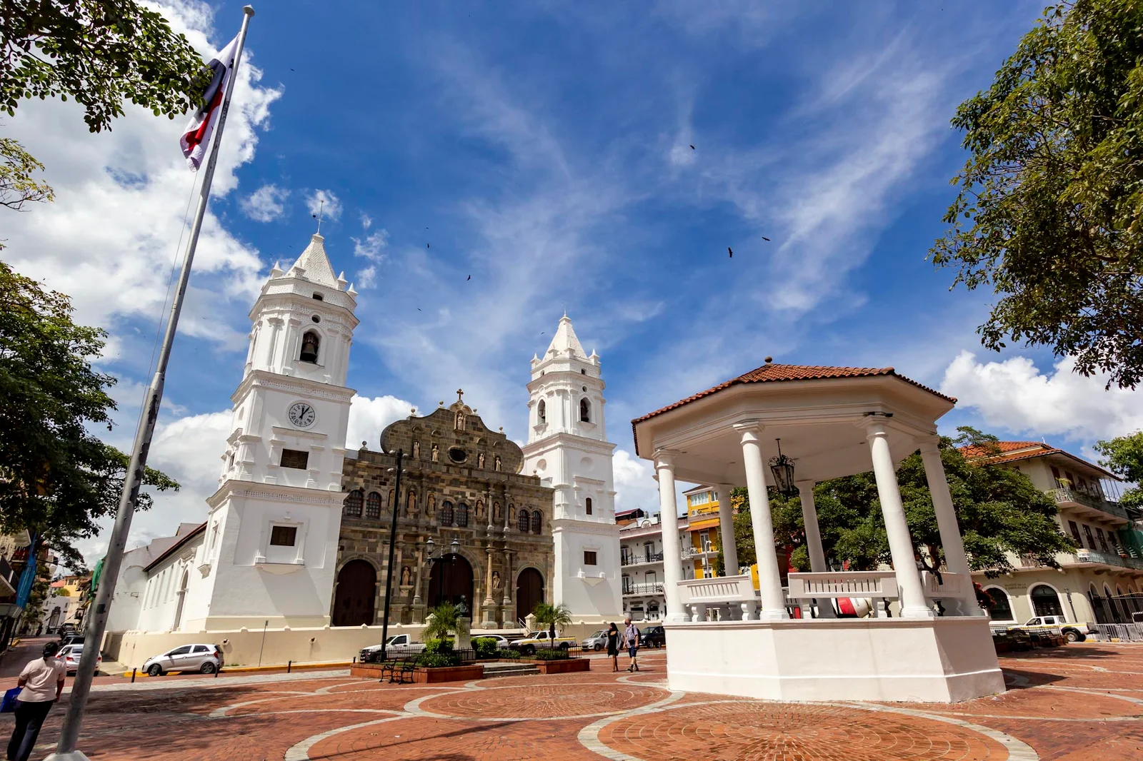 Parque de la Independencia Plaza Catedral Casco Viejo Panama