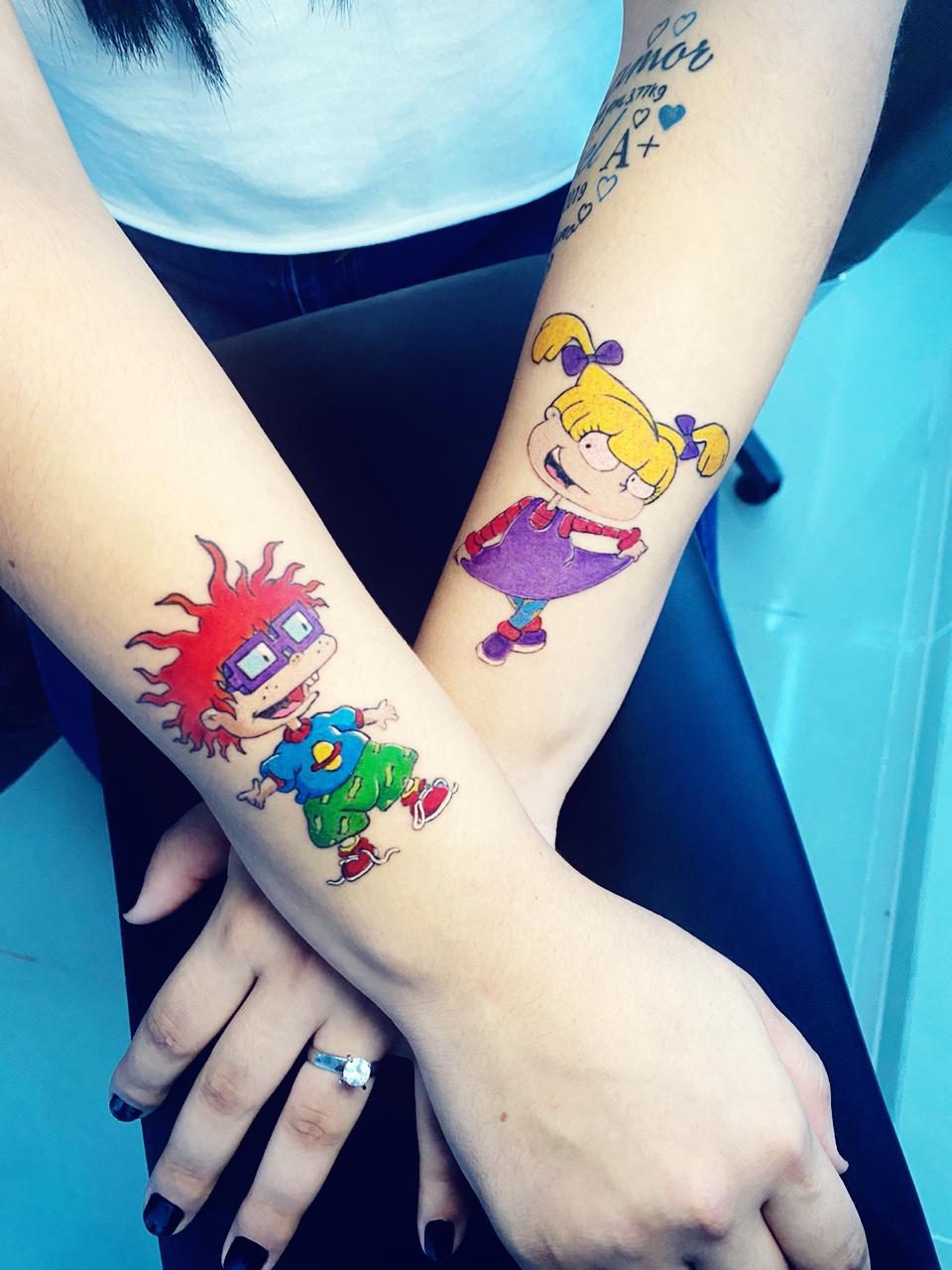 Pangea Ink Rugrats matching tattoos